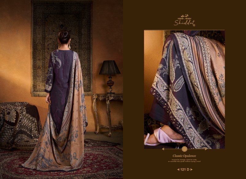 Calista 121 By Shiddat Viscose Pashmina Dress Material